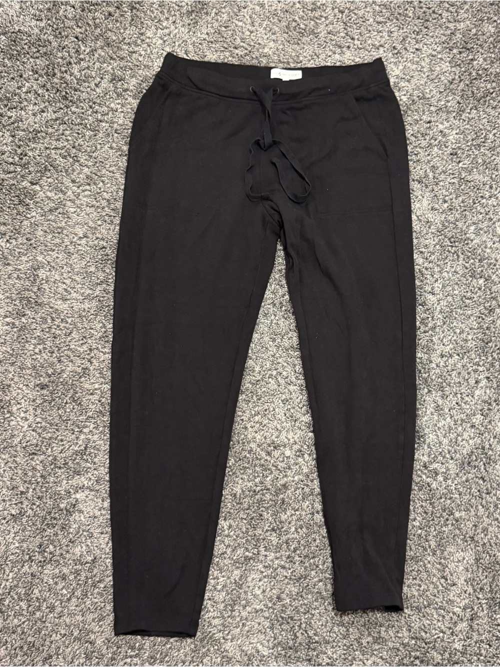 Women’s Black Knit Drawstring Pants Loft